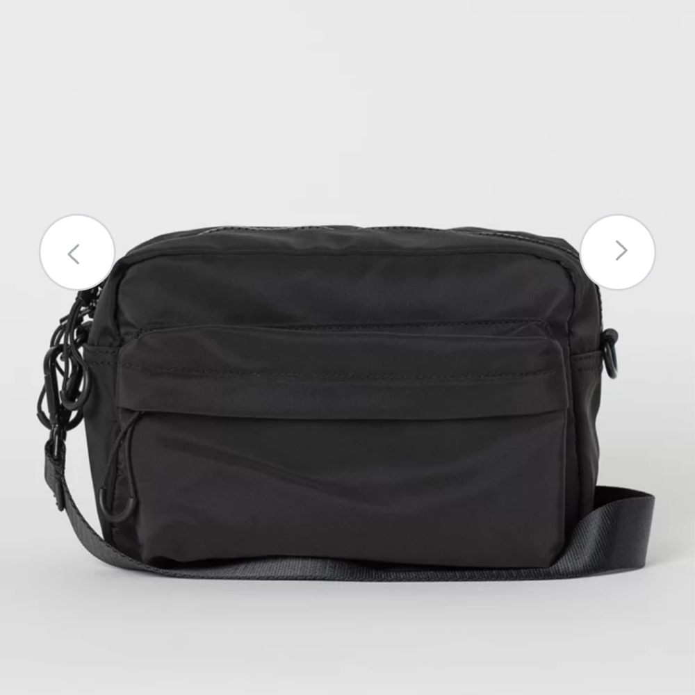 Nylon crossbody camera bag